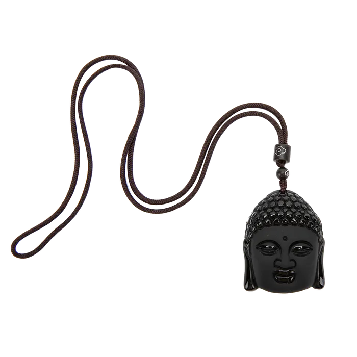 Black Obsidian Amulet Necklace Eastern Elm Necklaces