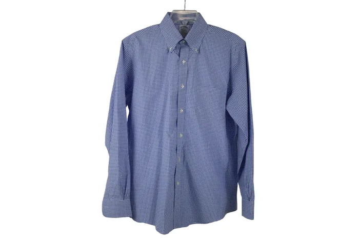 Brooks Brothers Rings Brooks Brothers Regent Fit Blue Gingham Button Down 1533