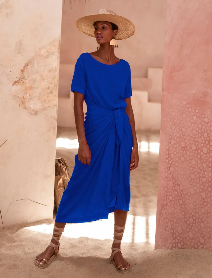 Erika Pea Earrings SABIA WRAP DRESS Erika Pea Earrings SABIA WRAP DRESS