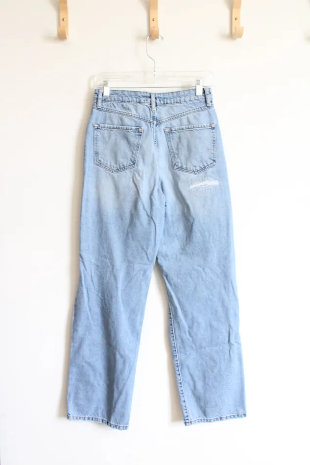 Forever 21 Light Wash Distressed Mom Jeans 252 Forever 21 Necklaces