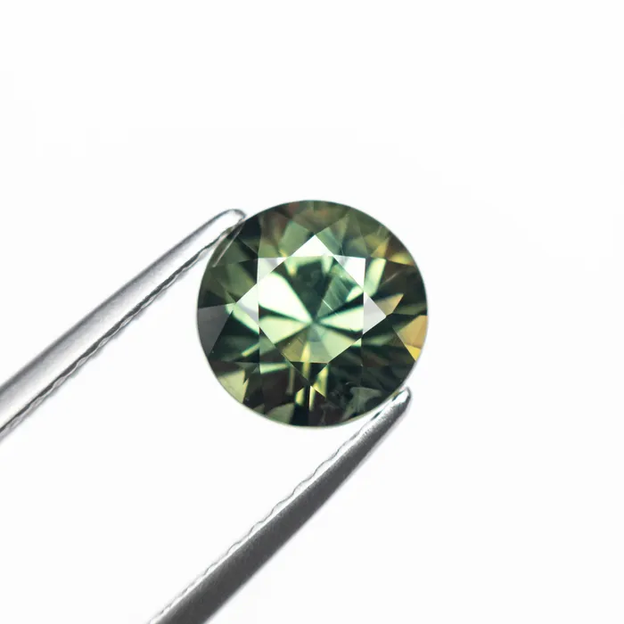 Misfit Gems Rings GreenYellow Brilliant Sapphire 168ct Round