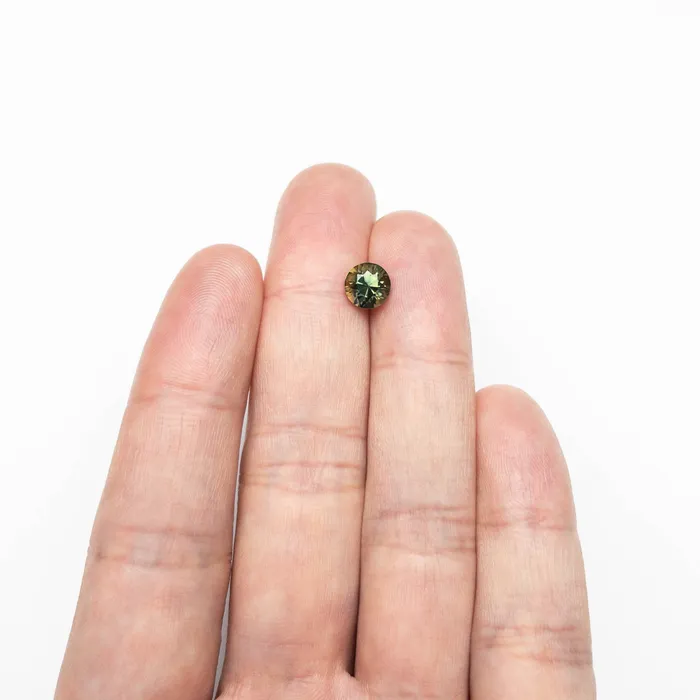 Misfit Gems Rings GreenYellow Brilliant Sapphire 168ct Round