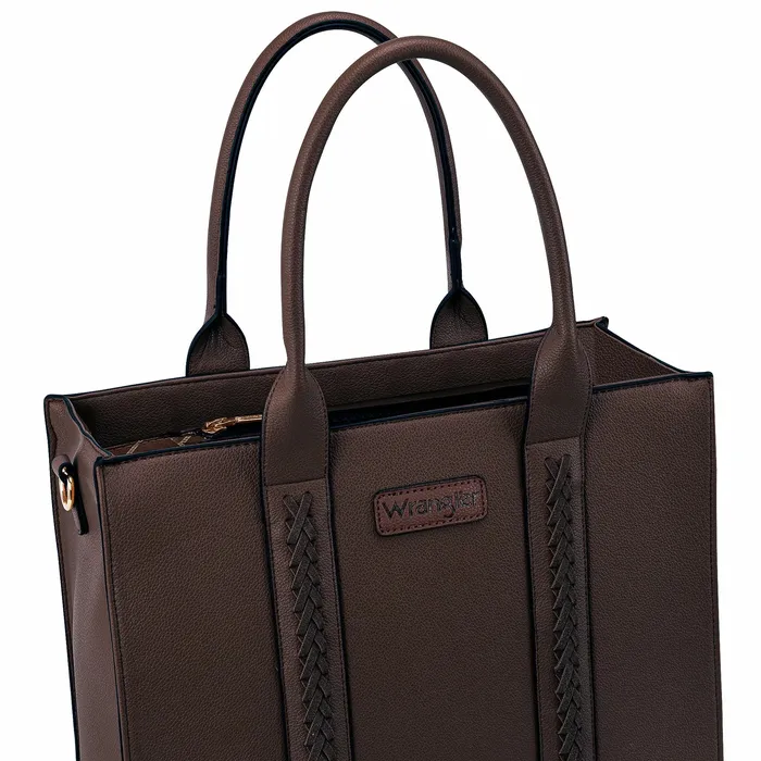 WRANGLER CARRY ALL MINI TOTE CROSSBODY COFFEE MONTANA WEST Earrings