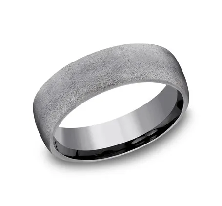 Benchmark Tantalum Band with Swirl Finish Rings Benchmark Tantalum Band with Swirl Finish Rings