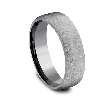 Benchmark Tantalum Band with Swirl Finish Rings Benchmark Tantalum Band with Swirl Finish Rings