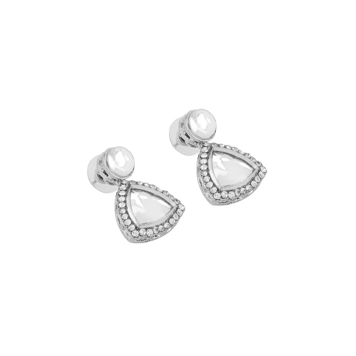 Earrings Teejh Teejh Silver Polki Earrings