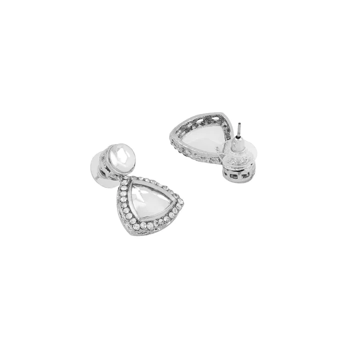 Earrings Teejh Teejh Silver Polki Earrings