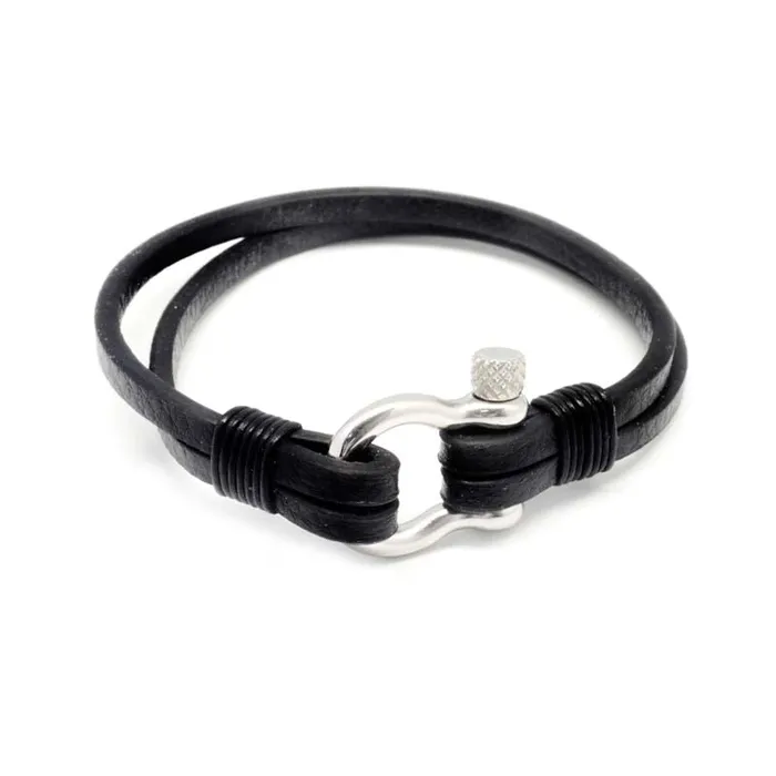 STEEL Bracelets STEEL LEATHER BRACELET STB440 STEEL Bracelets STEEL LEATHER BRACELET STB440