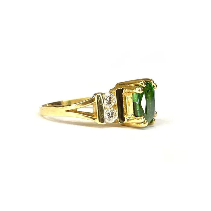 Tsavorite Diamond Ring Donald Haack Diamonds Rings Tsavorite Diamond Ring Donald Haack Diamonds Rings