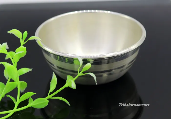 999 pure sterling silver handmade silver bowl and spoon set silver has antibacterial properties keep stay healthy silver vessels sv21 TRIBAL ORNAMENTS Rings 999 pure sterling silver handmade silver bowl and spoon set silver has antibacterial properties keep stay healthy silver vessels sv21 TRIBAL ORNAMENTS Rings