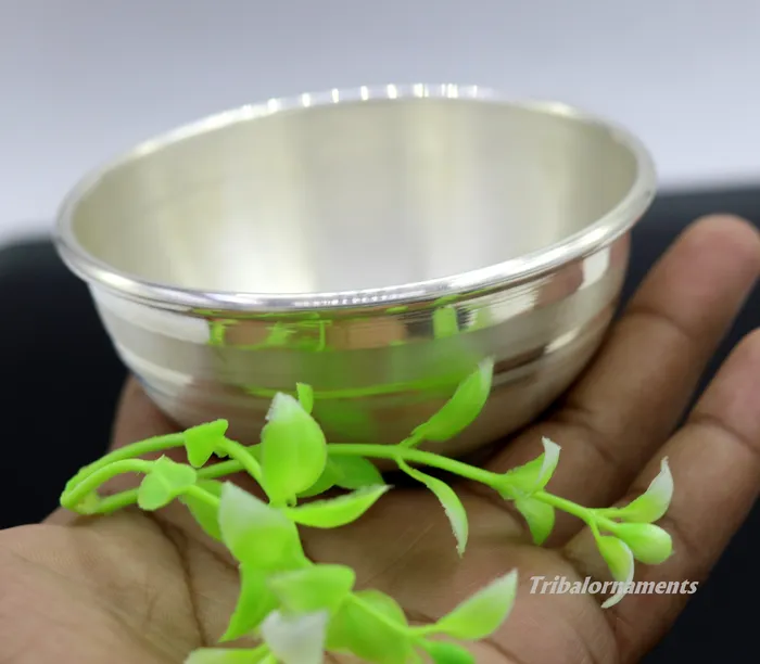 999 pure sterling silver handmade silver bowl and spoon set silver has antibacterial properties keep stay healthy silver vessels sv21 TRIBAL ORNAMENTS Rings 999 pure sterling silver handmade silver bowl and spoon set silver has antibacterial properties keep stay healthy silver vessels sv21 TRIBAL ORNAMENTS Rings