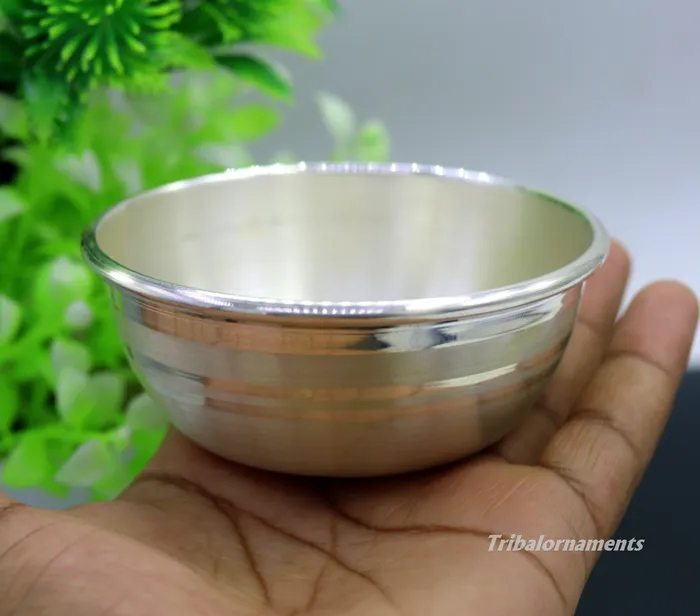 999 pure sterling silver handmade silver bowl and spoon set silver has antibacterial properties keep stay healthy silver vessels sv21 TRIBAL ORNAMENTS Rings 999 pure sterling silver handmade silver bowl and spoon set silver has antibacterial properties keep stay healthy silver vessels sv21 TRIBAL ORNAMENTS Rings