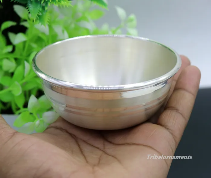 999 pure sterling silver handmade silver bowl and spoon set silver has antibacterial properties keep stay healthy silver vessels sv21 TRIBAL ORNAMENTS Rings 999 pure sterling silver handmade silver bowl and spoon set silver has antibacterial properties keep stay healthy silver vessels sv21 TRIBAL ORNAMENTS Rings