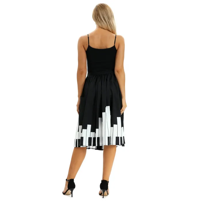 Aorenburg Official Store Piano Prairie Skirt Earrings