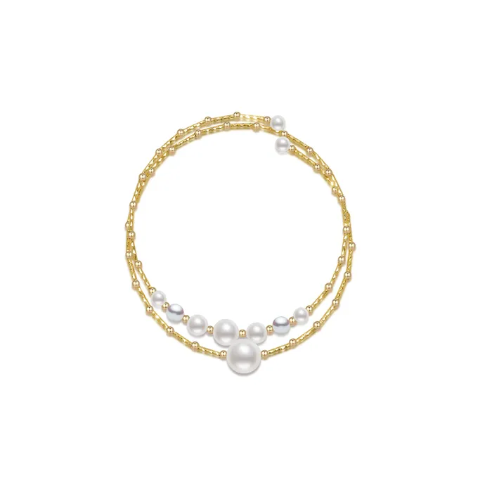Bracelets Pearly Lustre 18K Solid Gold Akoya Pearl Bracelet KB00018