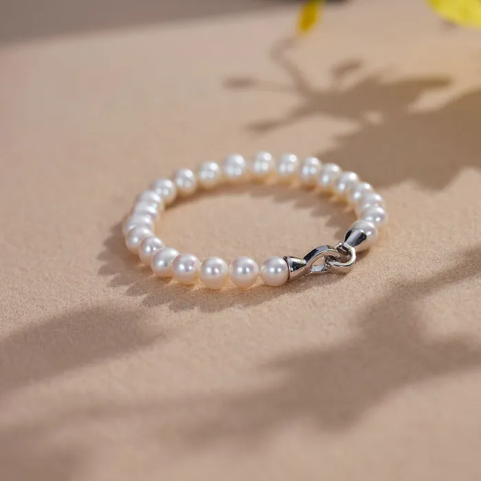 Bracelets Top Lustre Freshwater Pearl Bracelet WB00230 Pearly Lustre