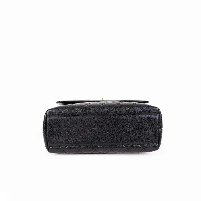 Chanel Earrings PreOwned Chanel Caviar Quilted Kelly Top Handle