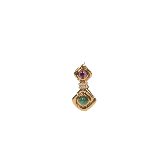 Earrings STORE 5a PreOwned Tourmaline and Diamond Earrings