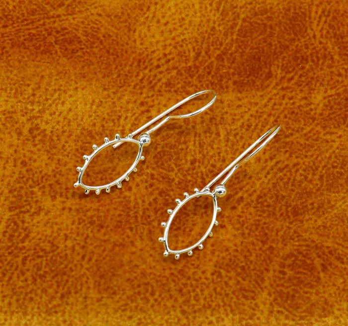 Earrings TRIBAL ORNAMENTS 925 sterling silver shiny drop dangle hoops earring excellent brides personalized gift collection best gifting earrings from India ear651 Earrings TRIBAL ORNAMENTS 925 sterling silver shiny drop dangle hoops earring excellent brides personalized gift collection best gifting earrings from India ear651