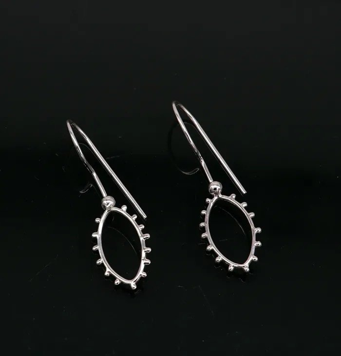 Earrings TRIBAL ORNAMENTS 925 sterling silver shiny drop dangle hoops earring excellent brides personalized gift collection best gifting earrings from India ear651 Earrings TRIBAL ORNAMENTS 925 sterling silver shiny drop dangle hoops earring excellent brides personalized gift collection best gifting earrings from India ear651