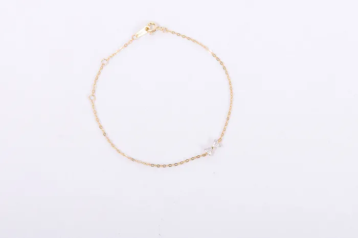 Hey June Bracelets Cz Bow Bracelet