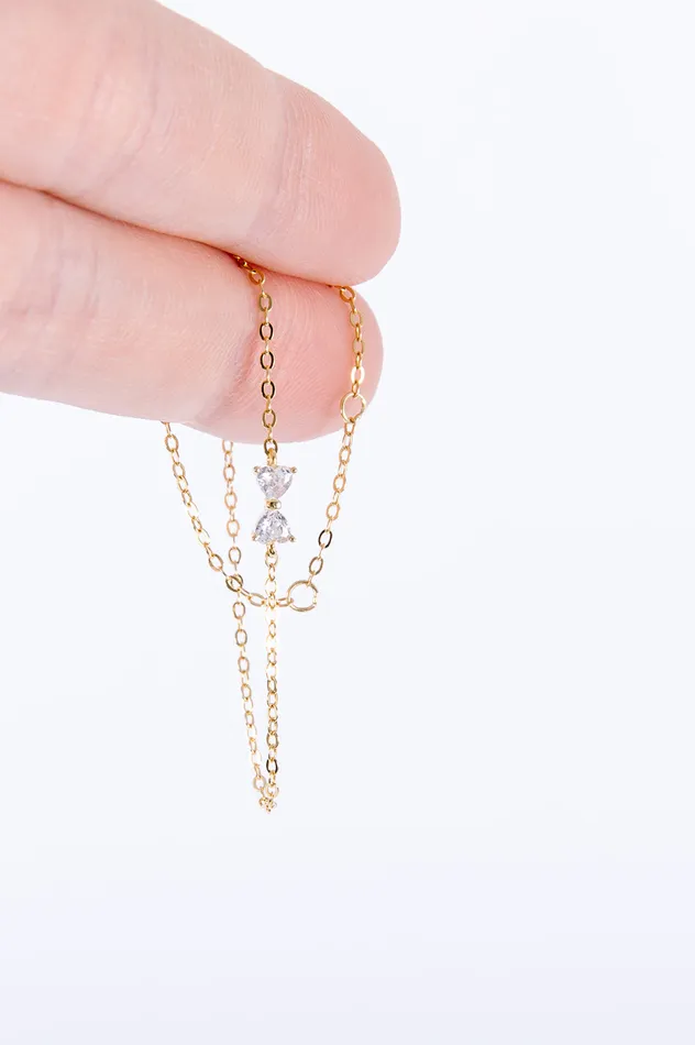 Hey June Bracelets Cz Bow Bracelet
