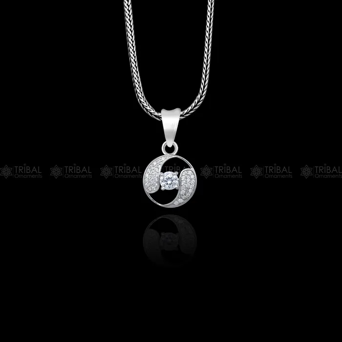 Necklaces 925 Sterling silver antique design diamond pendant nsp938 TRIBAL ORNAMENTS
