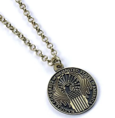 Necklaces alice AZ456 Gold Magical Congress of The United States of America Necklace with FREE EARRINGS Necklaces alice AZ456 Gold Magical Congress of The United States of America Necklace with FREE EARRINGS