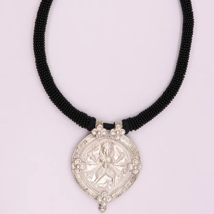 Necklaces TRIBAL ORNAMENTS Vintage design handmade solid silver ethnic fabulous tribal deity god Bheruji pendant necklace ethnic jewelry from Rajasthan India osn07 Necklaces TRIBAL ORNAMENTS Vintage design handmade solid silver ethnic fabulous tribal deity god Bheruji pendant necklace ethnic jewelry from Rajasthan India osn07