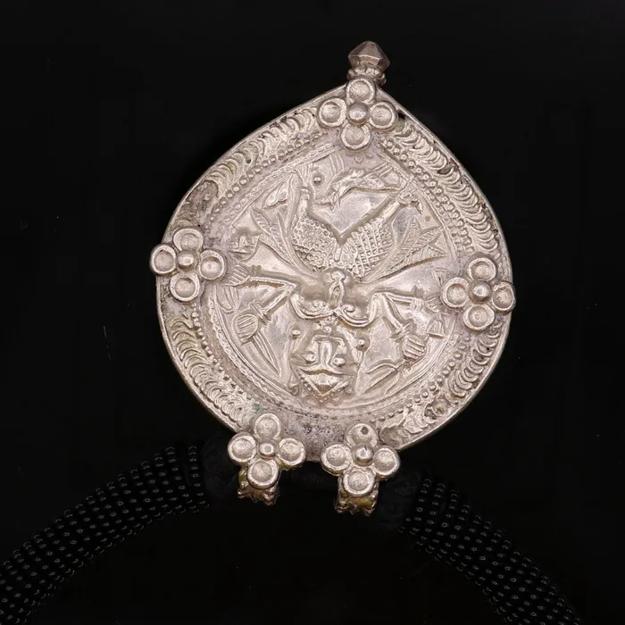 Necklaces TRIBAL ORNAMENTS Vintage design handmade solid silver ethnic fabulous tribal deity god Bheruji pendant necklace ethnic jewelry from Rajasthan India osn07 Necklaces TRIBAL ORNAMENTS Vintage design handmade solid silver ethnic fabulous tribal deity god Bheruji pendant necklace ethnic jewelry from Rajasthan India osn07