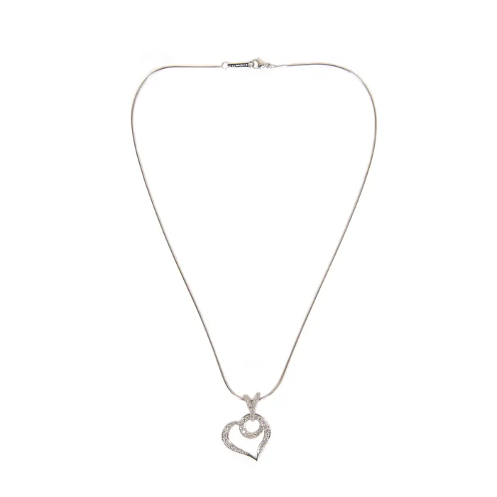 PreOwned Jose Hess Diamond Heart Necklace Jose Hess Necklaces