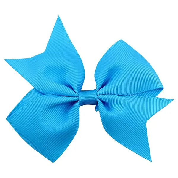 Rings 01 H822 Small Fashion Blue Bow Hair Clip