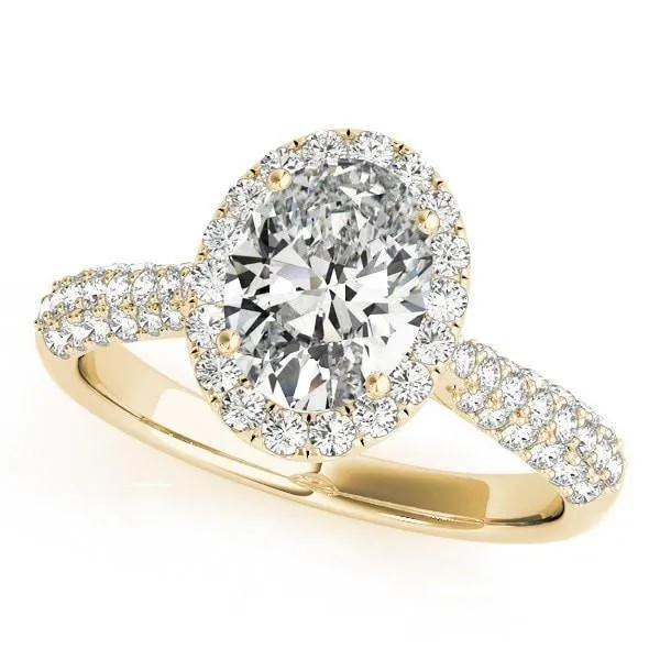 Rings Meadow Oval Center Stone Micro Pave Shank Halo Engagement Ring Fire Brilliance Rings Meadow Oval Center Stone Micro Pave Shank Halo Engagement Ring Fire Brilliance