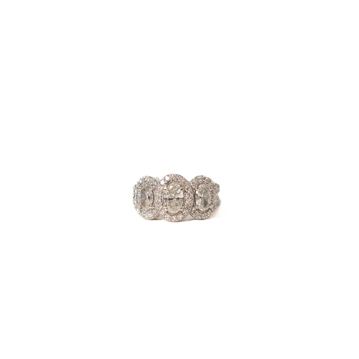 STORE 5a Luxury Preowned Goods PreOwned Diamond Halo Engagement Ring Rings STORE 5a Luxury Preowned Goods PreOwned Diamond Halo Engagement Ring Rings