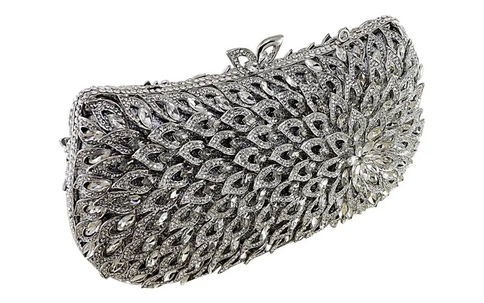 Walkeaze Earrings Women Bridal Clutch 13649B