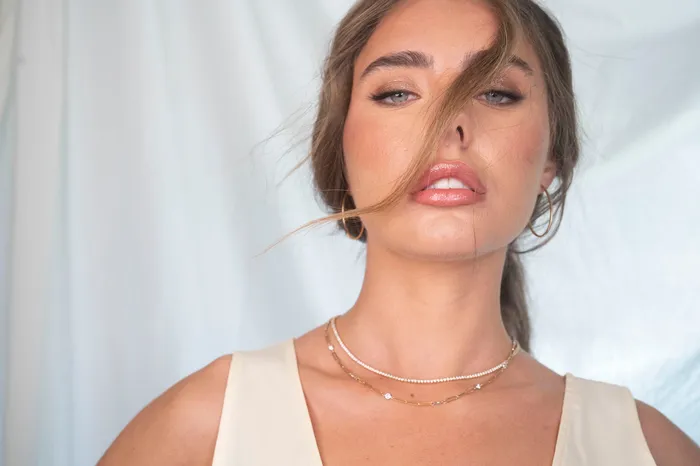 14k Paperclip Diamond Yard Necklace 125 CTW RG Necklaces