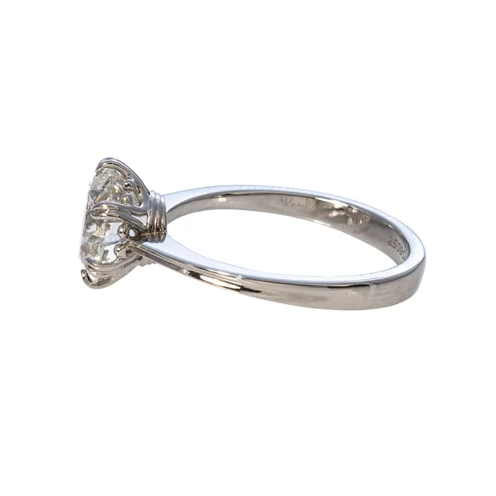 224ct Old Transitional Cut Diamond Solitaire Engagement Ring Croghans Rings