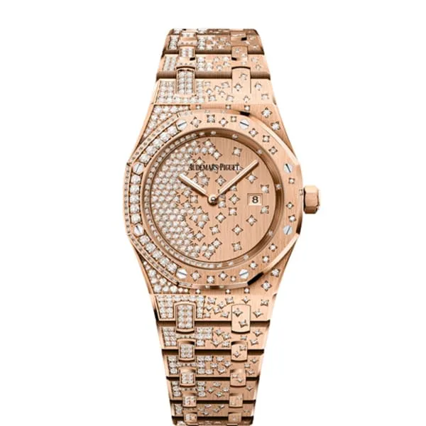 Audemars Piguet Bracelets Audemars Piguet Royal Oak 33mm Watch Ref 67654ORZZ1264OR01 Rose Gold Diamond Dial Diamond Bezel 18K Rose Gold Diamond Bracelet Audemars Piguet Bracelets Audemars Piguet Royal Oak 33mm Watch Ref 67654ORZZ1264OR01 Rose Gold Diamond Dial Diamond Bezel 18K Rose Gold Diamond Bracelet