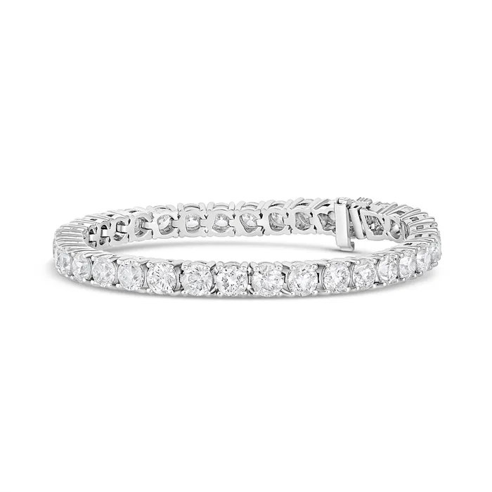 Bracelets 14K White Gold Diamond Tennis Bracelet Meierotto Jewelers