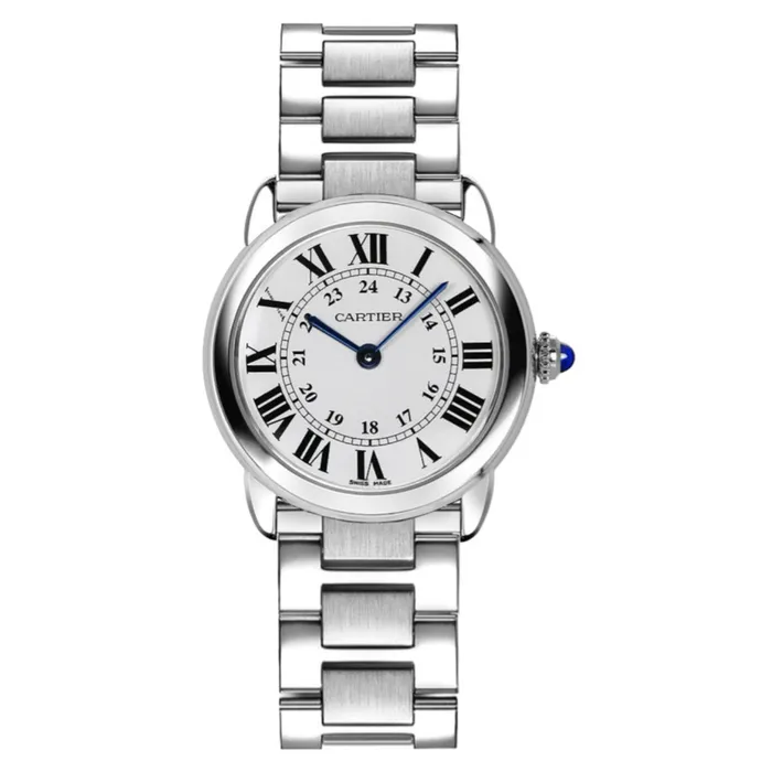 Bracelets Cartier Ronde Solo de Cartier 295mm Womens watch Ref W6701004 Silver Roman Arabic Dial Stainless Steel Bracelet Cartier Bracelets Cartier Ronde Solo de Cartier 295mm Womens watch Ref W6701004 Silver Roman Arabic Dial Stainless Steel Bracelet Cartier