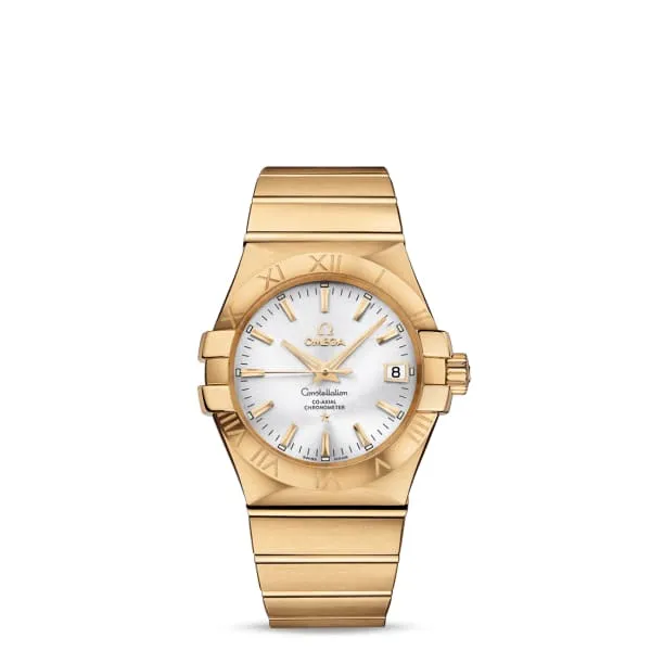 Bracelets Omega Omega Constellation 35mm Watch Ref 12350352002002 Silver Index Dial 18K Yellow Gold Bracelet Bracelets Omega Omega Constellation 35mm Watch Ref 12350352002002 Silver Index Dial 18K Yellow Gold Bracelet