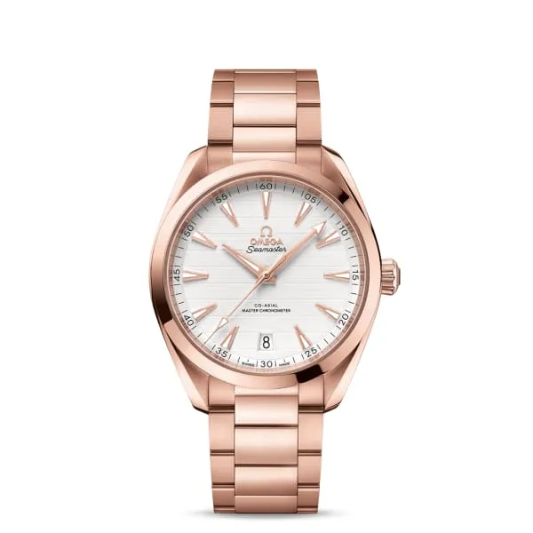 Bracelets Omega Omega Seamaster 41mm Watch Ref 22050412102001 Silver Index Dial 18K Rose Gold Bracelet Bracelets Omega Omega Seamaster 41mm Watch Ref 22050412102001 Silver Index Dial 18K Rose Gold Bracelet