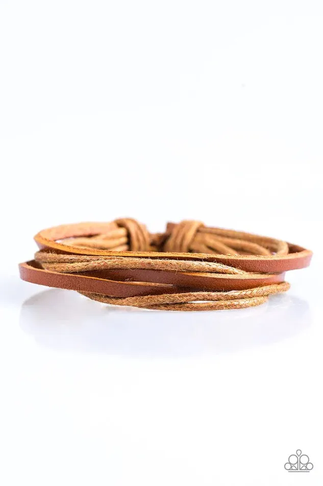 Bracelets Paparazzi Bracelet All Terrain Brown Paparazzi Jewelry