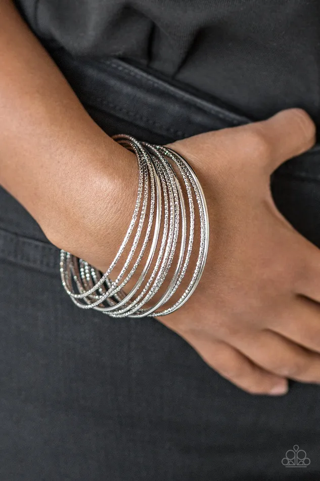 Bracelets Paparazzi Bracelet Bangle Babe Silver Paparazzi Jewelry