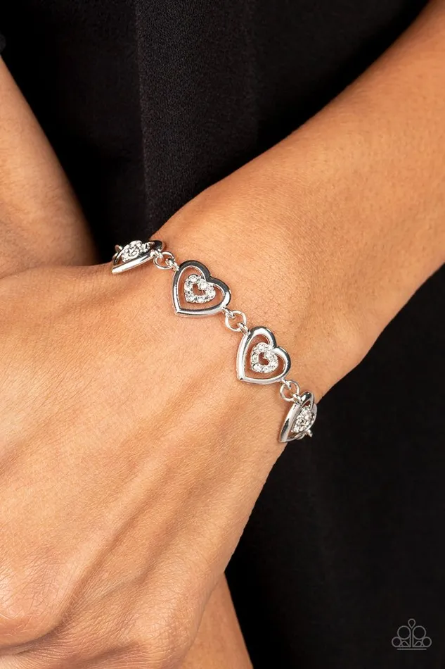 Bracelets Paparazzi Bracelet Catching Feelings White Paparazzi Jewelry Bracelets Paparazzi Bracelet Catching Feelings White Paparazzi Jewelry