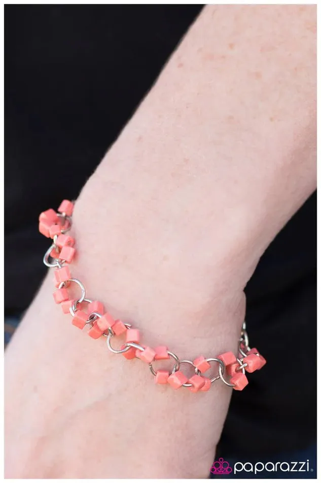 Bracelets Paparazzi Bracelet Coming Into Focus Pink Paparazzi Jewelry