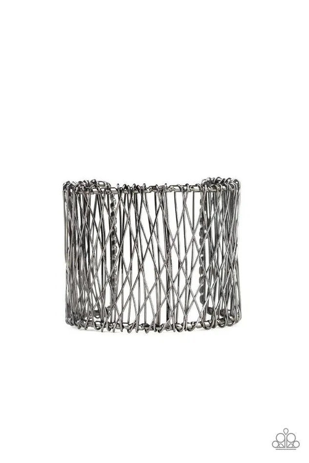 Bracelets Paparazzi Bracelet Work For WIRE Black Paparazzi Jewelry