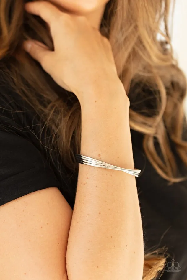 Bracelets Paparazzi Jewelry Paparazzi Bracelet Bringing Basics Back Silver