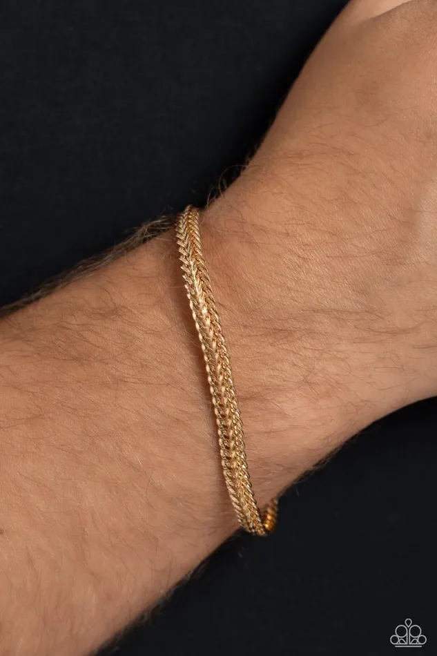 Bracelets Paparazzi Jewelry Paparazzi Bracelet Cable Train Gold