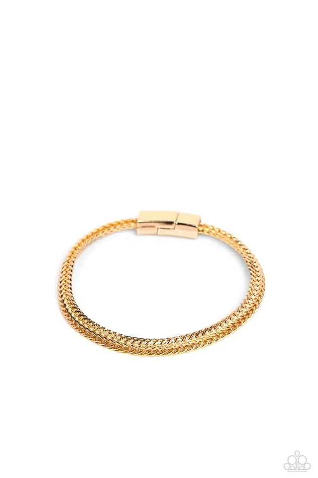 Bracelets Paparazzi Jewelry Paparazzi Bracelet Cable Train Gold Bracelets Paparazzi Jewelry Paparazzi Bracelet Cable Train Gold